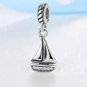 Pandora Sailboat Pendant Beads Charm